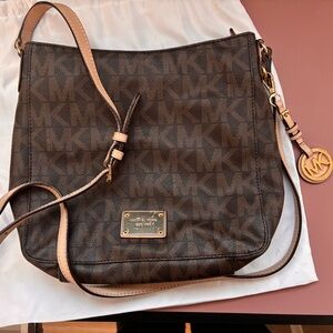 Michael Kors Brown Cross-Body Bag